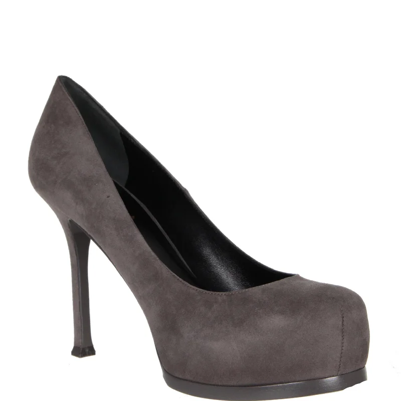 women shoes with supportive arch-Tribtoo 80 Suede, Fog