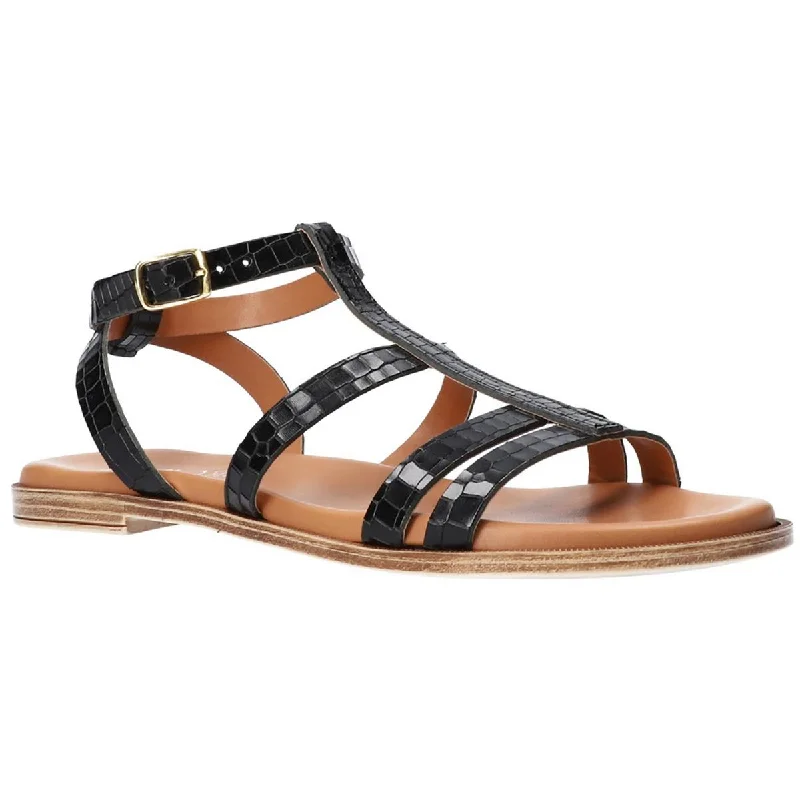 women shoes for fun and playful fashion-Bella Vita Womens Ira-Italy Flat Slip On Strappy Sandals