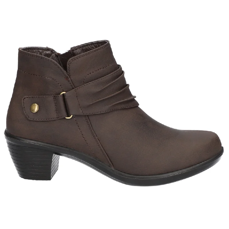 women shoes with comfy memory foam padding-Damita Zippered Booties