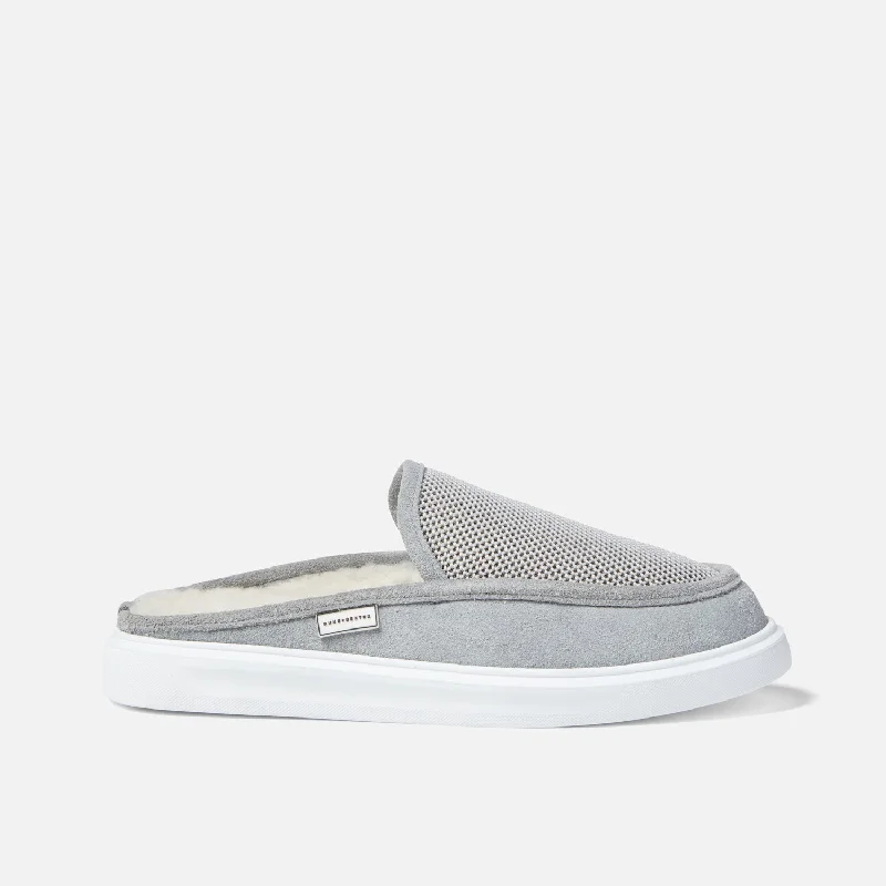 women shoes for casual weekend outings-Sean Grey Slipper - Women's