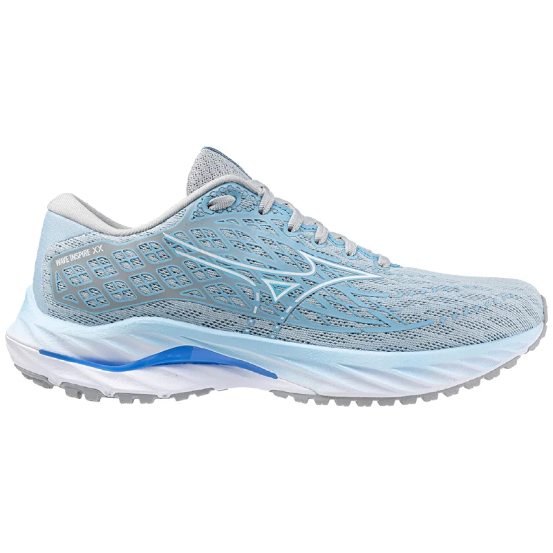 women shoes for stylish wedding guest looks-Mizuno Women's Wave Inspire 20