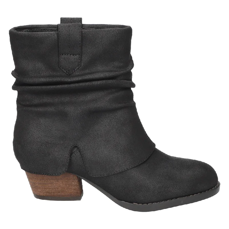 women shoes for trendy outdoor events-Twyla Round Toe Pull On Booties