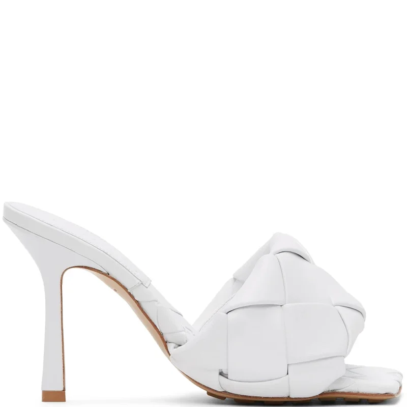 women shoes for summer casual wear-Lido Maxi Mule 90, Optic White