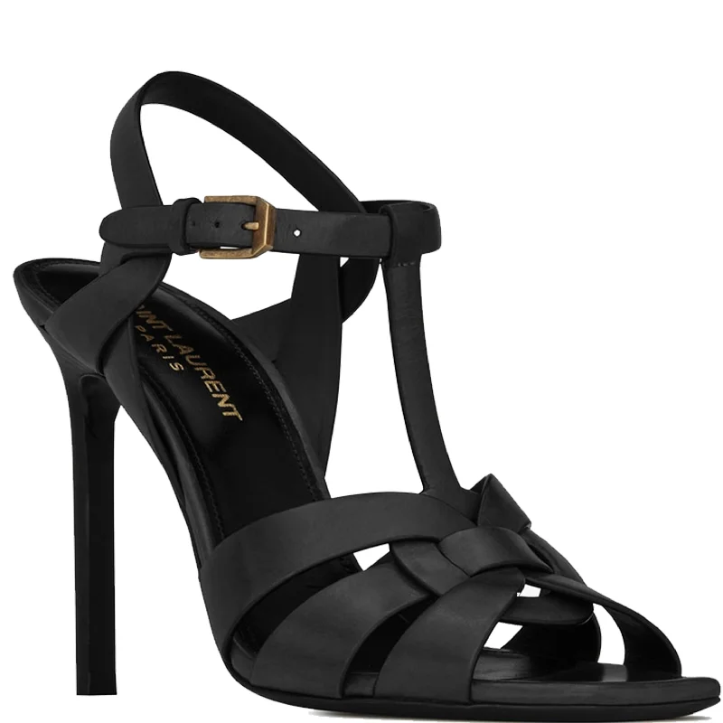 women shoes for comfortable day-to-day wear-Tribute Sandal 105 Nappa, Black