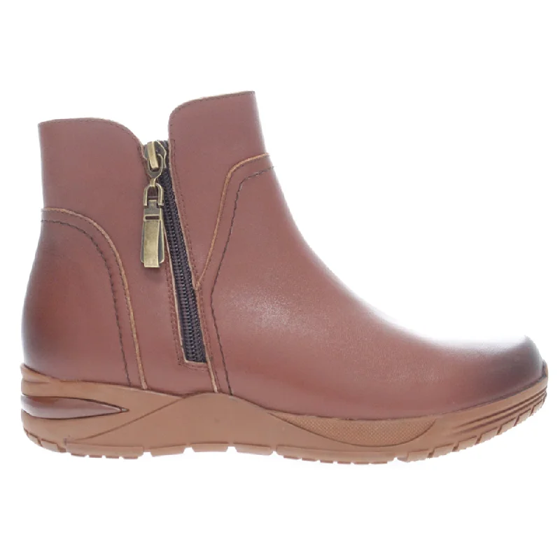 women shoes for everyday casual elegance-Delphi Round Toe Zippered Boots