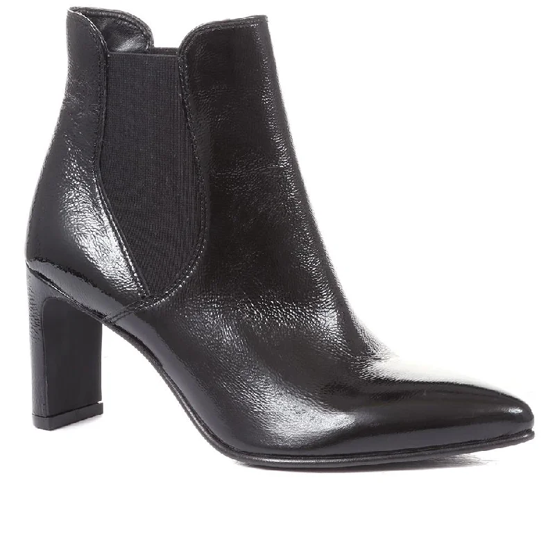 women shoes for professional yet stylish looks-Calliope Heeled Ankle Boots - CALLIOPE / 322 540