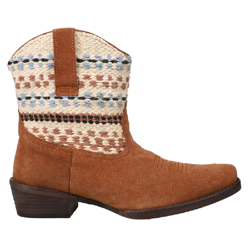 women shoes for elegant holiday parties-Dusty Snip Toe Embroidered Cowboy Booties