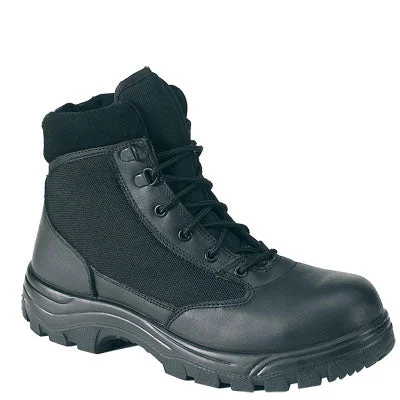 women shoes for versatile, everyday wear-Work Zone Women's 6" Soft Toe Slip Resistant Boot - N677BLK-W