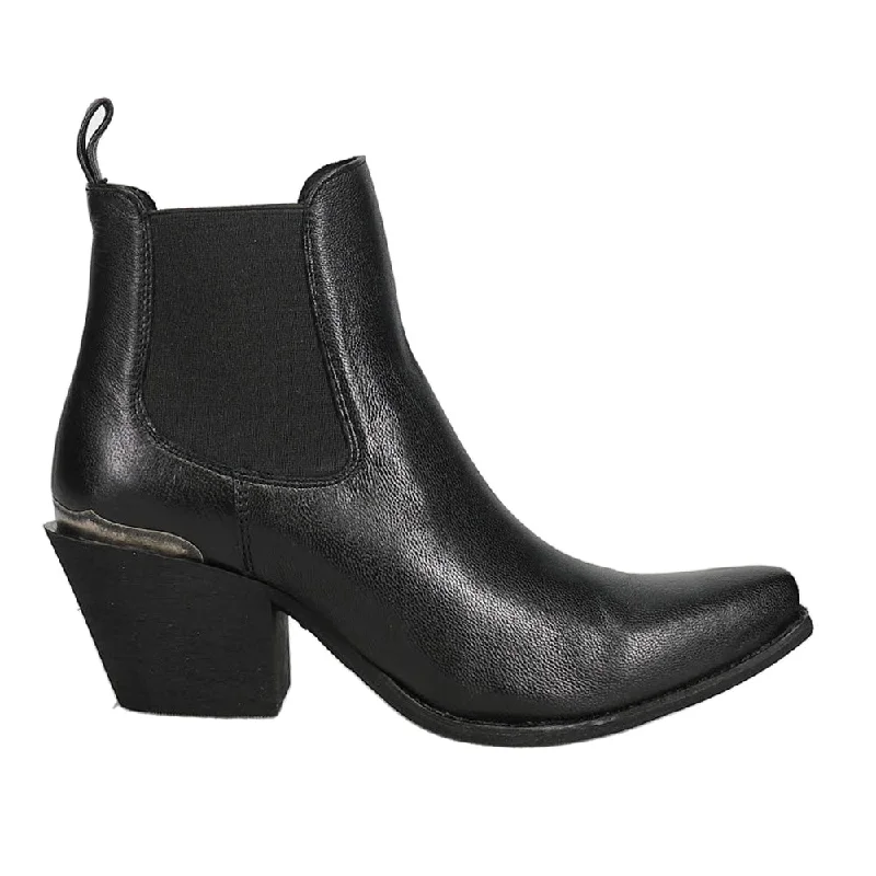 women shoes for busy professionals-Bradley Pointed Western Booties