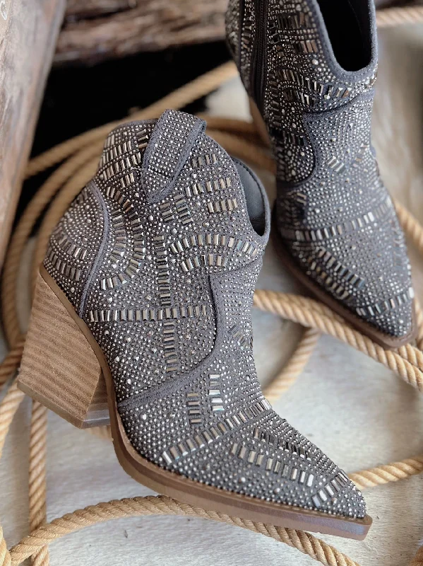 women shoes for vacation and travel wear-One Day Grey Maze of Life Boots