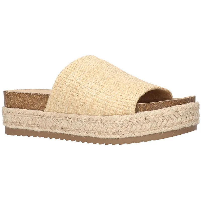 women shoes for high-impact sports activities-Bella Vita Womens Satara Flatform Open Toe Espadrilles