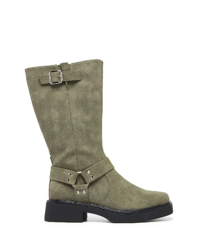 women shoes for spring fashion trends-Edge Moto Boot Concrete