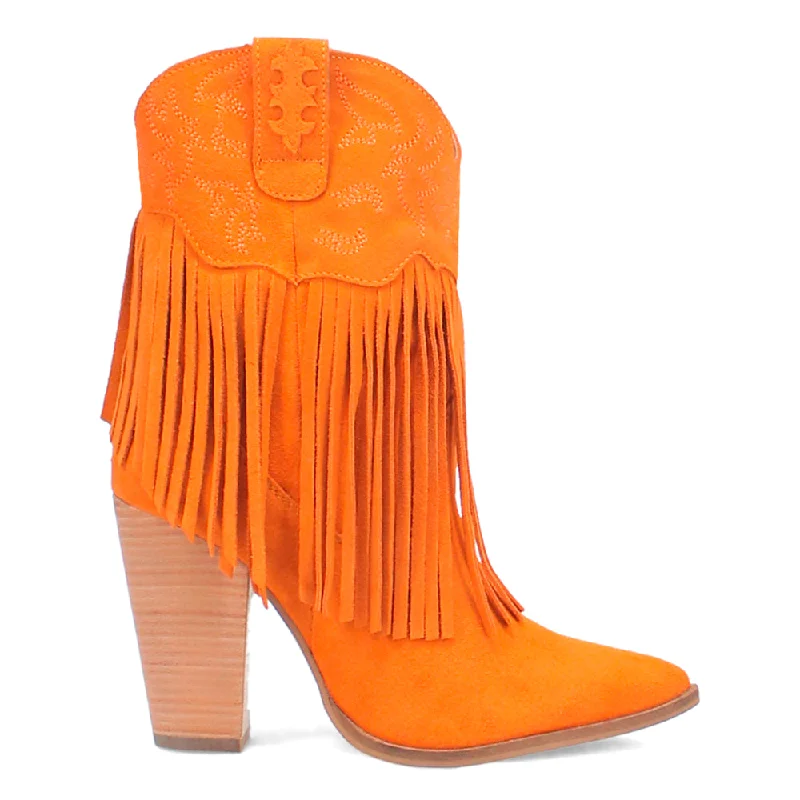 women shoes for active gym wear-Crazy Train Fringe Embroidery Snip Toe Cowboy Booties