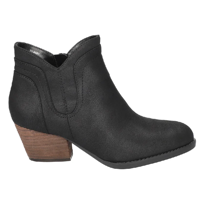 women shoes with bold, unique styles-Trust Round Toe Zippered Booties