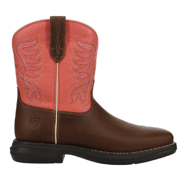 women shoes for chic, everyday wear-Anthem Shortie Myra Embroidered Square Toe Cowboy Boots