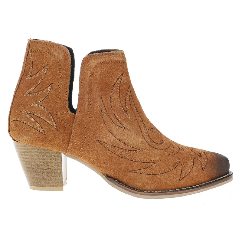 women shoes for casual evening events-Rowdy Snip Toe Cowboy Booties