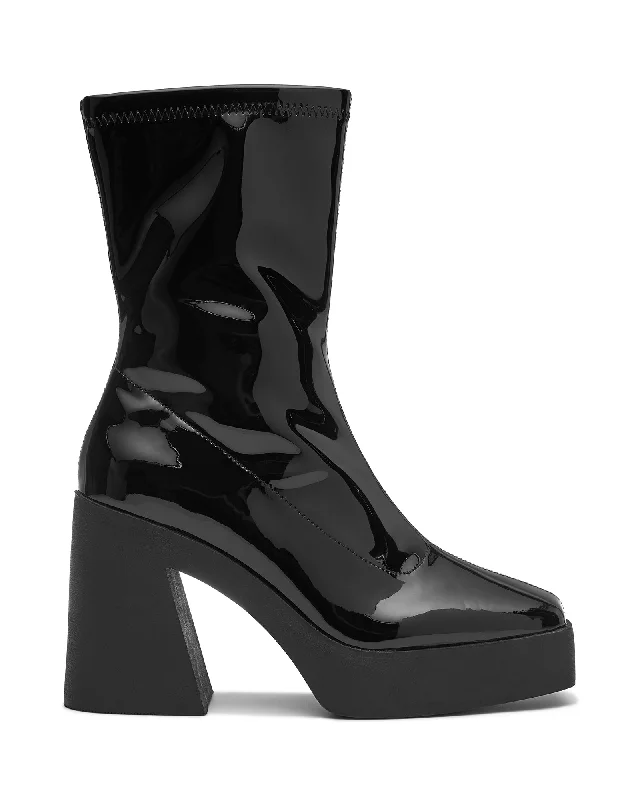 women shoes with classic black designs-Jagger Boot Black Patent