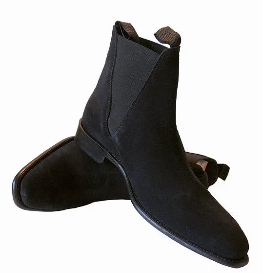 women shoes for stylish athletic wear-Marcos black suede