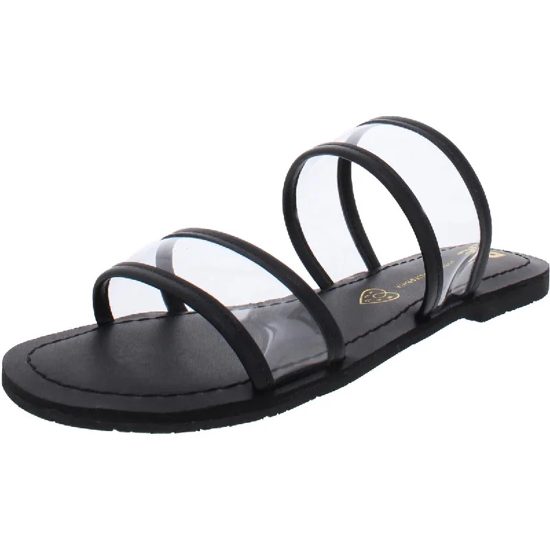 women shoes with slip-resistant features-BC Footwear Womens Nectar Slip On Open Toe Pool Slides