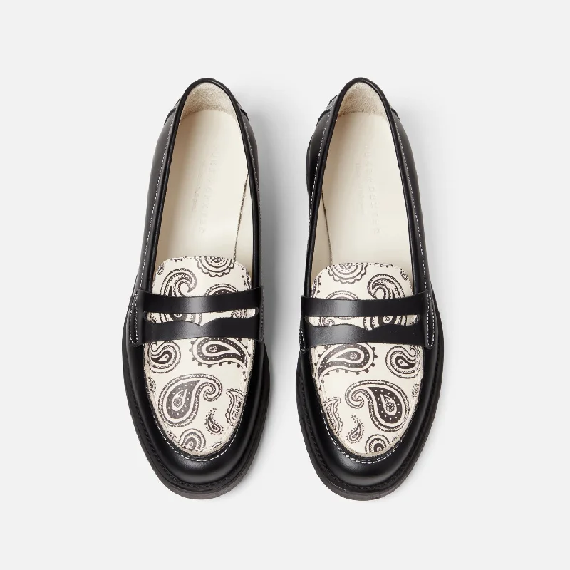 women shoes for trendy gym wear-Wilde Paisley Penny Loafer - Women's