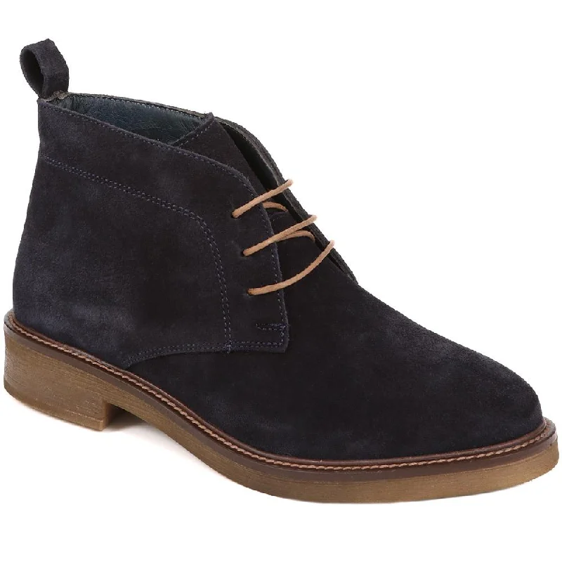 women shoes for summer casual wear-Manuela Suede Chukka Boots - MANUELA / 324 329