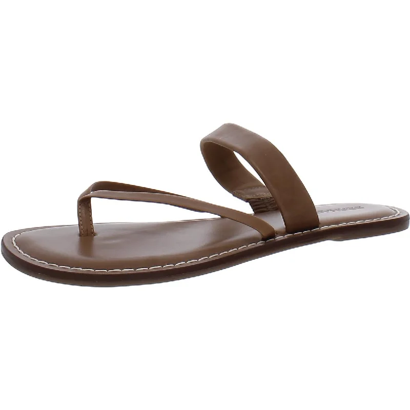 women shoes for comfort and durability-Bernardo Womens Leia Leather Slide Sandals