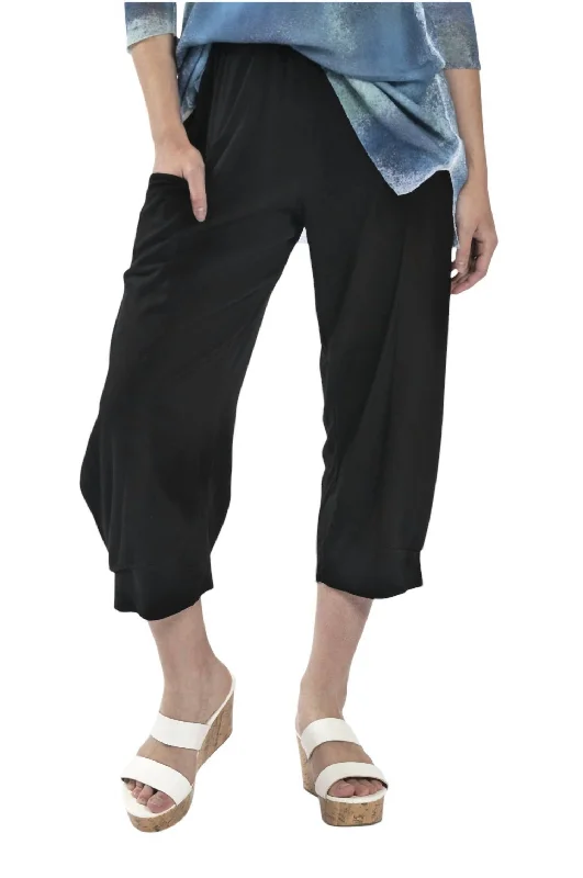 women’s trendy printed skirts for fall-Women's Turin Pants In Black