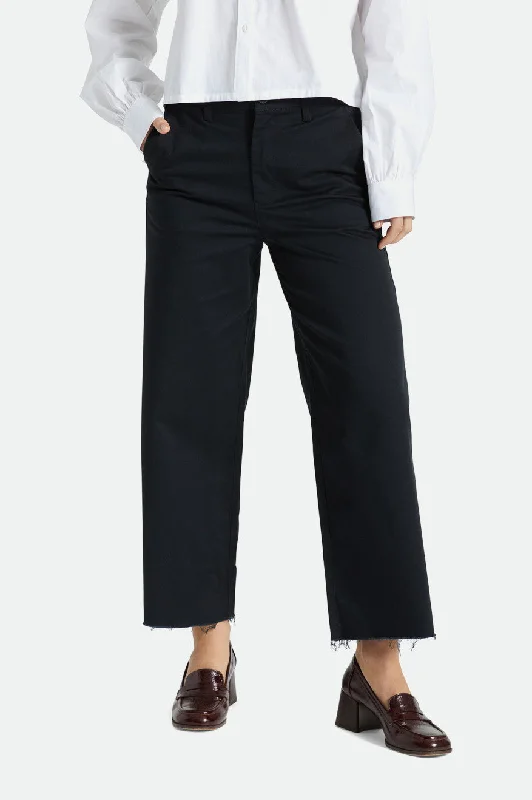 women’s elegant winter outfits-Victory Wide Leg Pant - Black