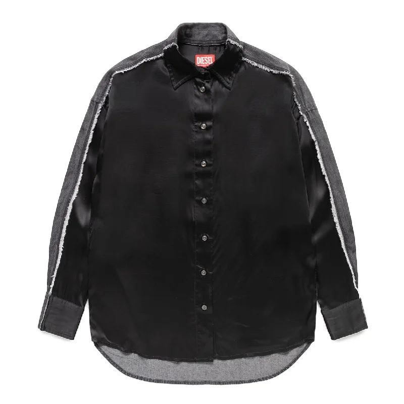 women’s casual fashion jackets-WOMEN'S S-DOU-DNM-FL SHIRT