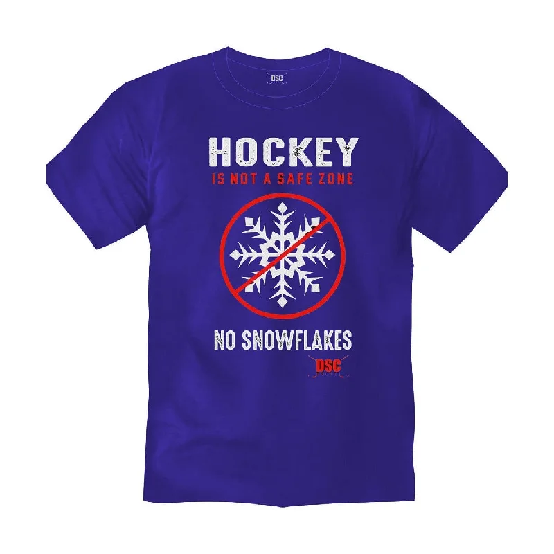 women’s trendy fashion sneakers-DSC Hockey No Snowflakes Youth Shirt