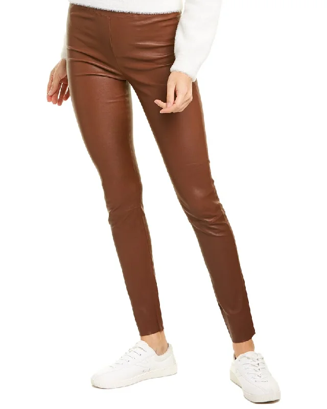 women’s cozy activewear sets-Walter Baker Leather Roxanna Legging