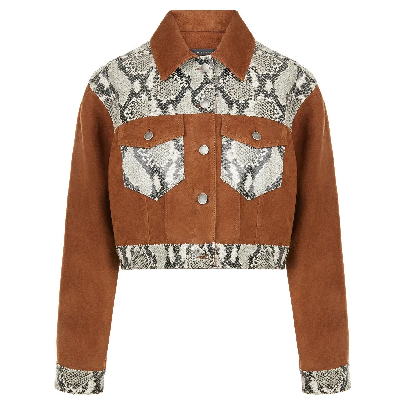 women’s casual printed coats-Giuseppe Zanotti Laurie