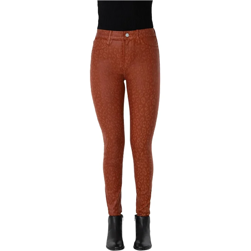 women’s trendy sweater jackets-Articles of Society Womens Hilary Stretch Jeans, Orange, 26