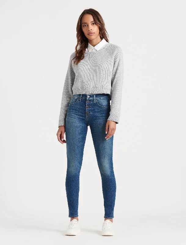 women’s casual fall sweaters-Lucky Brand Womens High Rise Bridgette Skinny Jean