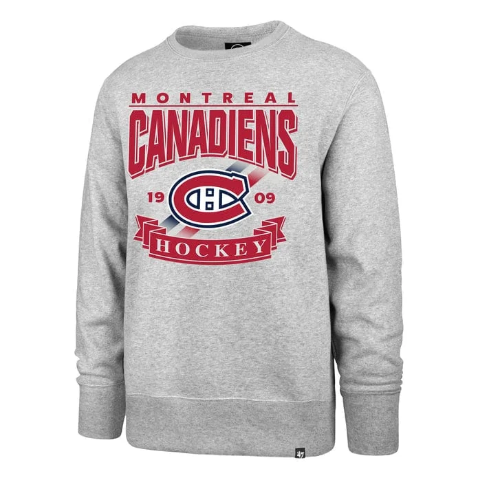 women’s fashionable winter skirts-47 Brand NHL Crossroad Headline Crew - Montreal Canadiens