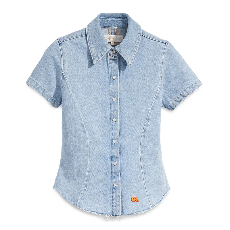 women’s chic winter wear-X LEVIS WOMEN'S DENIM TOP