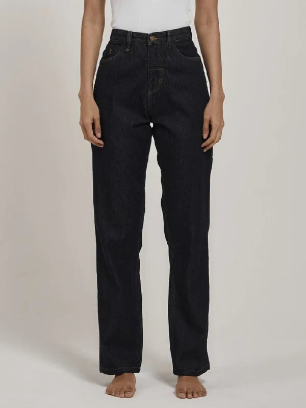 women’s stylish winter pants-Pulp Jean - Raw Indigo