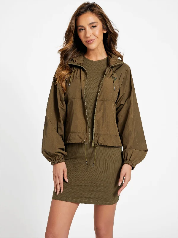 women’s comfortable spring dresses-Jupiter Packable Windbreaker