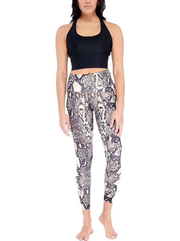 women’s stylish formal skirts-Snake Printed Womens Fitness Yoga Athletic Leggings