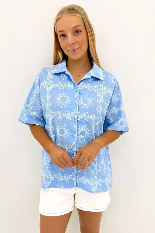 women’s comfortable holiday dresses-Dayton Shirt Positano