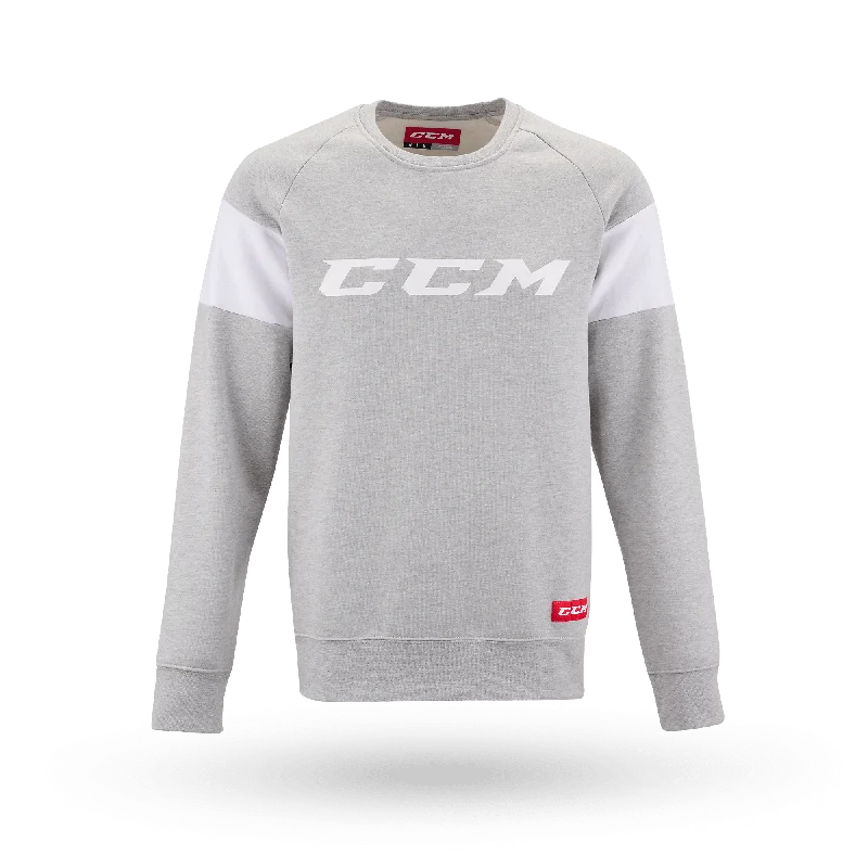 women’s comfortable winter wear-CCM Camo Fleece Crew Shirt