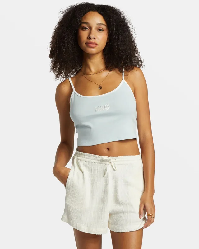 women’s business casual outerwear-Aloe Cropped Tank Top