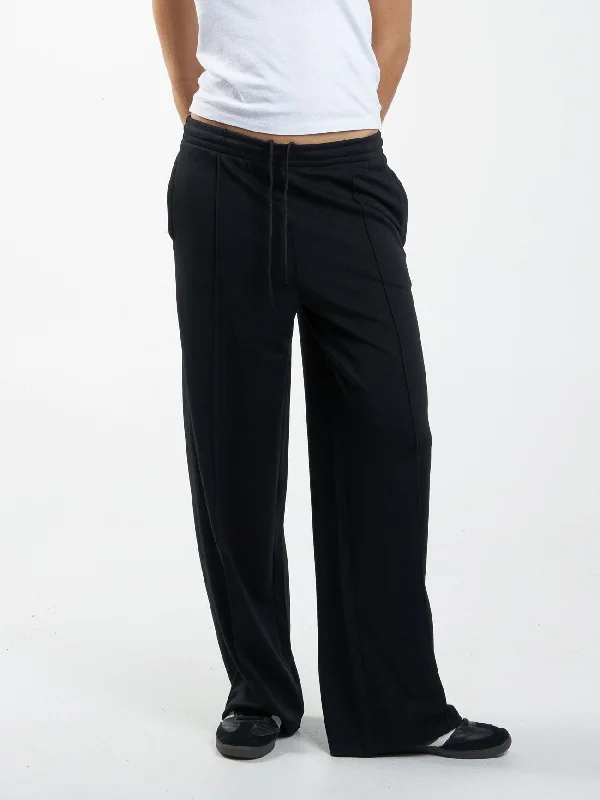 women’s chic evening skirts-Rowan Track Pant - Black