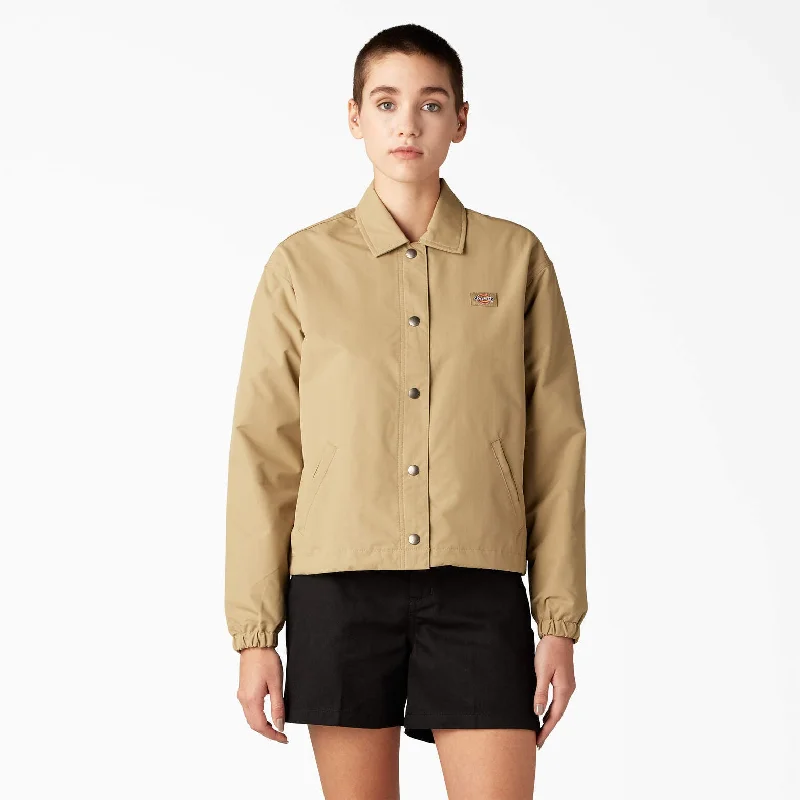 women’s elegant autumn dresses-Dickies Women’s Oakport Cropped Coaches Jacket