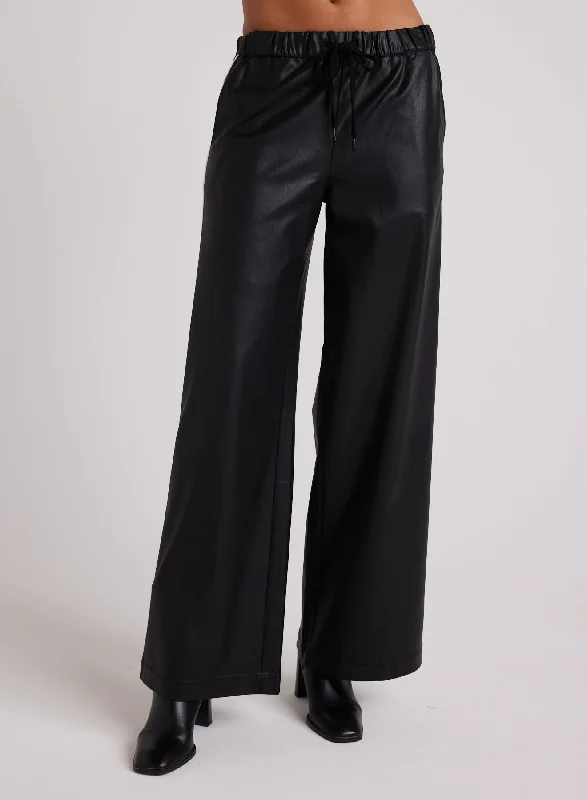 women’s office winter boots-SPORT STRIPE WIDE LEG PANT