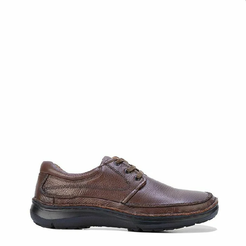 women shoes for fall and winter season-Hush Puppies Borrow Shoes Lace Up Brown Extra Wide Casual Dress Shoes