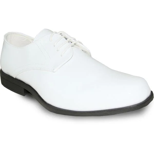 women shoes for stylish fitness looks-JEAN YVES Men Dress Shoe Oxford Formal Tuxedo for Prom & Wedding Shoe White Patent