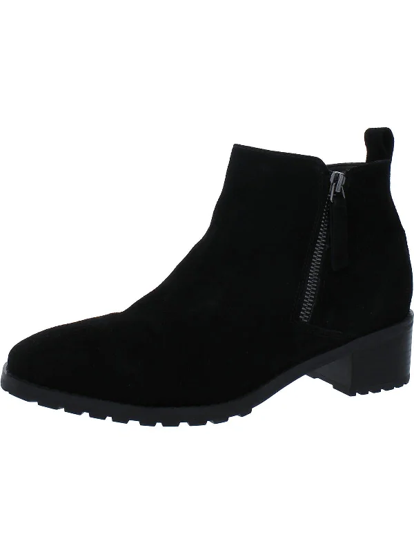 women shoes for spring outdoor activities-Sanction Womens Suede Waterproof Ankle Boots