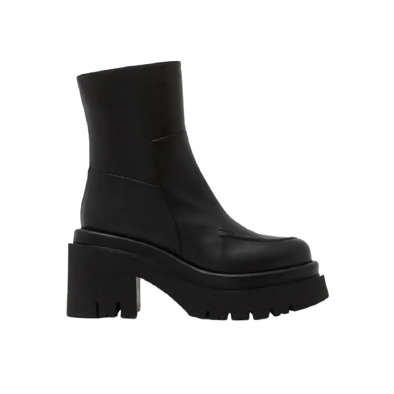 women shoes with elegant pointed toes-Women's France Iris Boots In Black