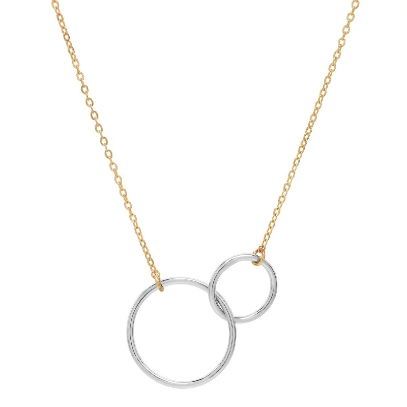 Silver Circles / Gold Chain